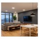 Plafonnier LED Blanc 200x200 15W 3000K