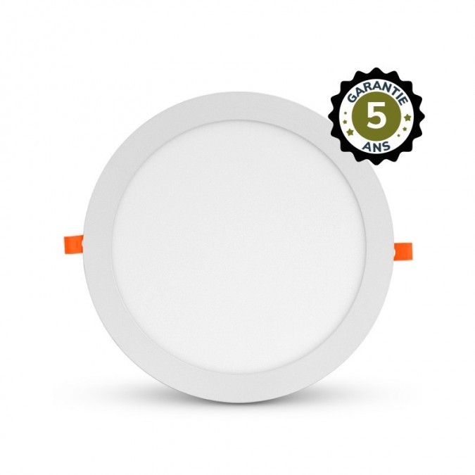 Plafonnier LED Blanc Ø300 24W 4000K - Garantie 5 ans