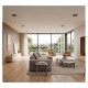 Collerette incurvée noir pour downlight CYNIUS 9W-10W