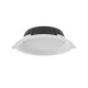 Collerette incurvée blanc pour downlight CYNIUS 21-24W