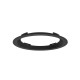 Collerette incurvée noir pour downlight CYNIUS 21-24W