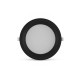 Collerette incurvée noir pour downlight CYNIUS 21-24W