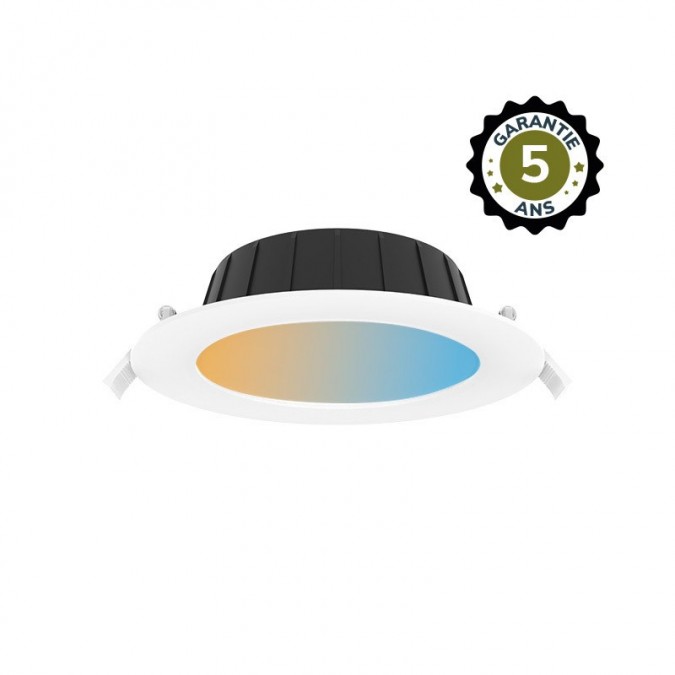 Downlight LED CCT DALI2/PUSH BBC 15W 3000/4000/6500K - Garantie 5 ans