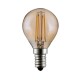 Ampoule LED E14 4W COB Filament P45 Golden