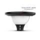 Tête de lampadaire solaire 15W 3CCT IP65 Détecteur IR