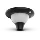 Tête de lampadaire solaire 15W 3CCT IP65 Détecteur IR