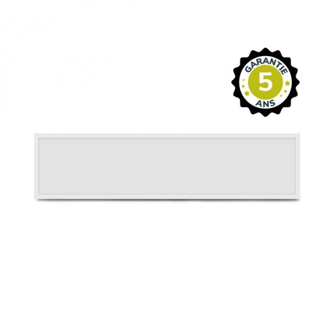 Dalle LED Blanc PMMA 295 x 1195 mm 28W 3000K Prismatique - Garantie 5 ans