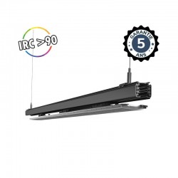 Linéaire LED sur rail Noir 600mm 14/16/18/20W 4000K - Garantie 5 ans