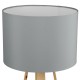 Lampe pied en bois H47.5