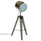 Lampe bronze EBOR en métal et bois H68