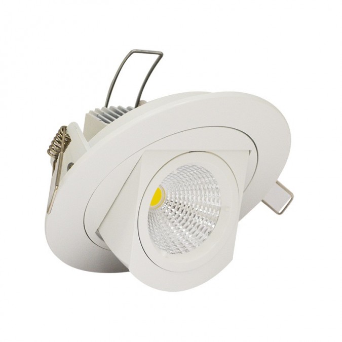 Spot Orientable LED COB Escargot 10W Ep.75 mm