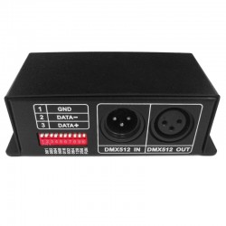 Contrôleur RGB 12-24V 144 Watts DMX 512