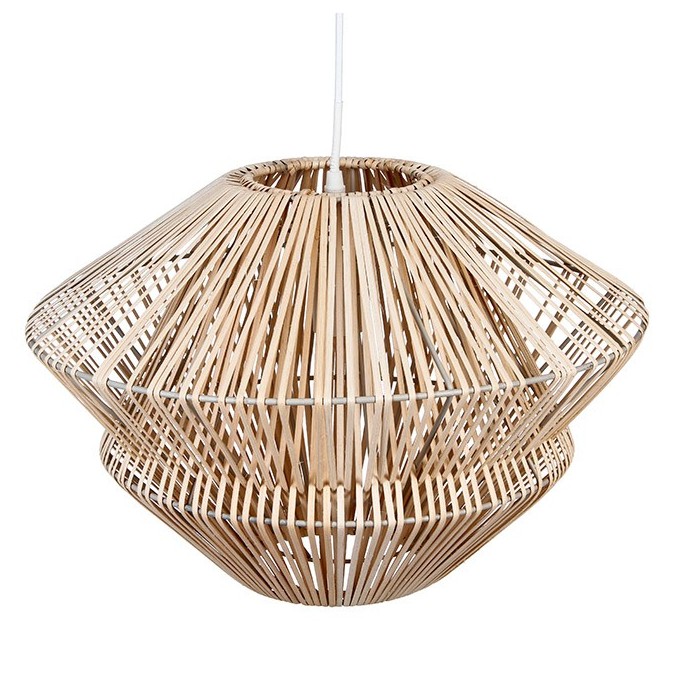 Suspension Rotin évasée H30