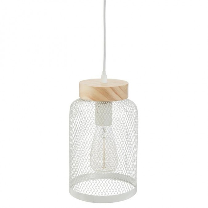 Suspension Zely en métal & bois H24,5