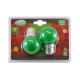 Pack de 2x Ampoules LED B22 1W Couleur