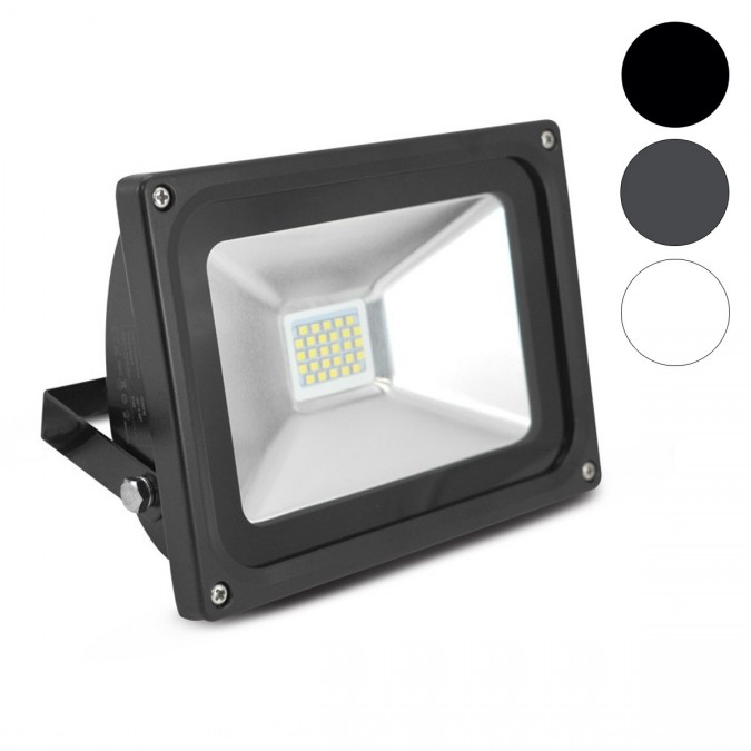 Projecteur LED SMD 20W Extérieur IP65 Plat