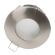 Support de spot Rond étanche IP65 Blanc Ø82mm - Vue face