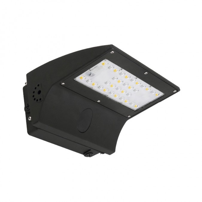 Applique murale extérieure curve Wallpack 100W