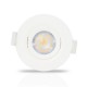 Pack de 3 spots LED SMD orientable 5W - Vue face