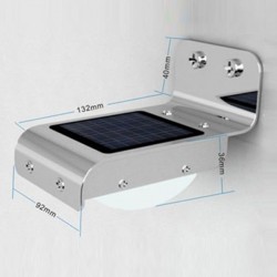 Applique Solaire Aluminium LED 1,2W