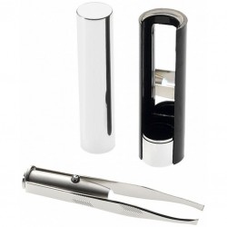 Pince à épiler LED + Coffret miroir
