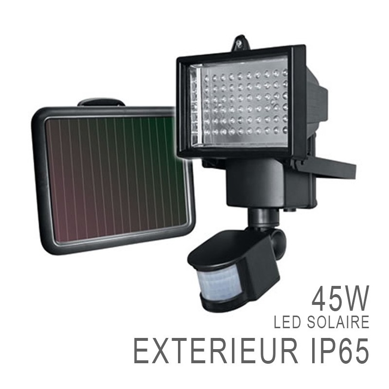 Projecteur led extérieur solaire avec détecteur - Lux et Déco