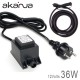 Alimentation électronique LED 36W Etanche IP67 12V + 2M de câble 12V