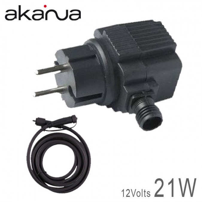 Alimentation électronique LED 21W Etanche IP67 12V + 5M de câble 12V