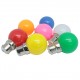 Lot de 24 ampoules LED B22 1W incassables (équivalent 15W) pour Guirlande - Multicolore
