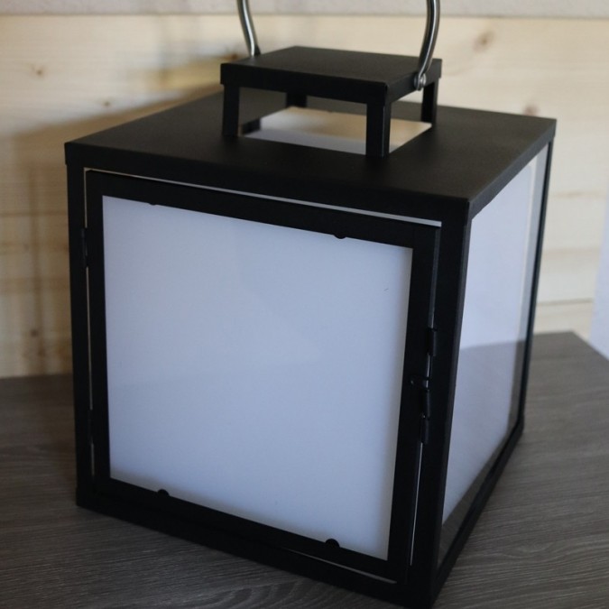 Lanterne lumineuse LED Multicolore rechargeable métal HEAVY