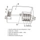 Plafonnier LED CASA - 20W Ø300 mm (détecteur en option) - Schéma d'utilisation