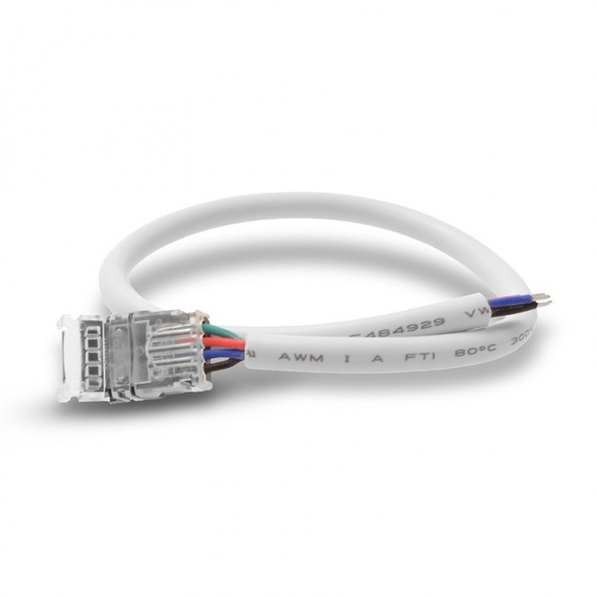 Connecteur jonction à câble ruban LED CCT 12V/24V 10 mm