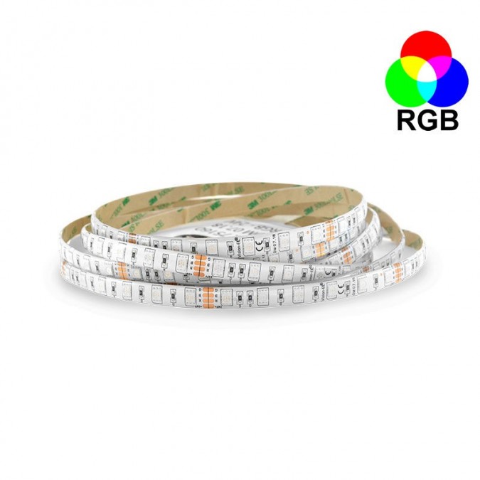 Ruban LED 14.4 Watts /m - RGB - Rouleau 5M 24V