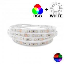 Ruban LED 14,5 Watts/m - RGBW MonoLED - Rouleau 5 mètres 24V