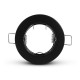 Support de spot rond noir Ø79 MM