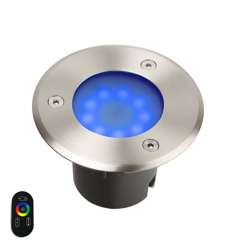 Spot LED Extérieur à Encastrer Bleu 20W (éclairage 150W) étanche